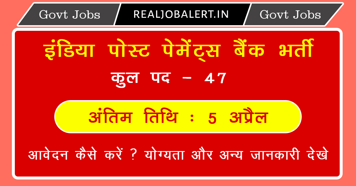 IPPB Executive Recruitment 2024
